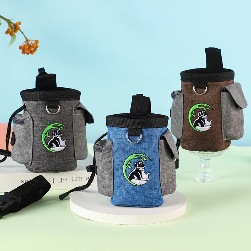 Portable Pet Training Waist Bag Puppy Training Treat Outdoor Puppy Reward  Waist Bag Pet Snack Food Container Dog Accessories