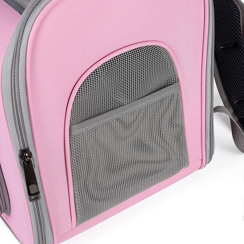 Pet Cat Carrier Bag Outdoor Travel Backpack for Cats Small Dogs Breathable Cat Carrying Bag Suitable for Cats Within 7.5kg