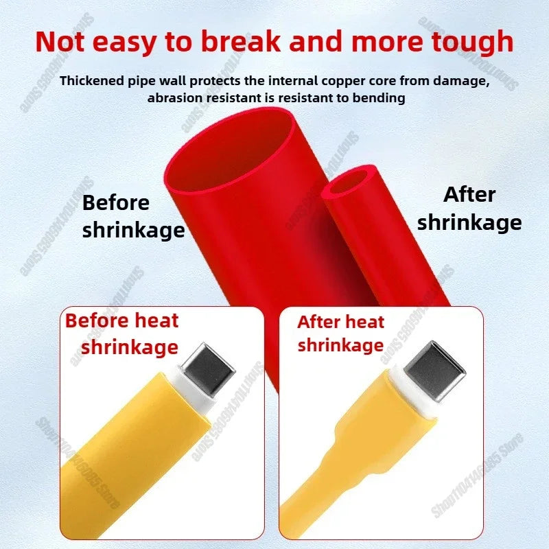 Heat Shrink Tube 2:1,wire Wrapping Sleeve,multi-color Electrically Insulated Heat Shrink Tube Set,DIY Sleeve Wrapping Cable Set