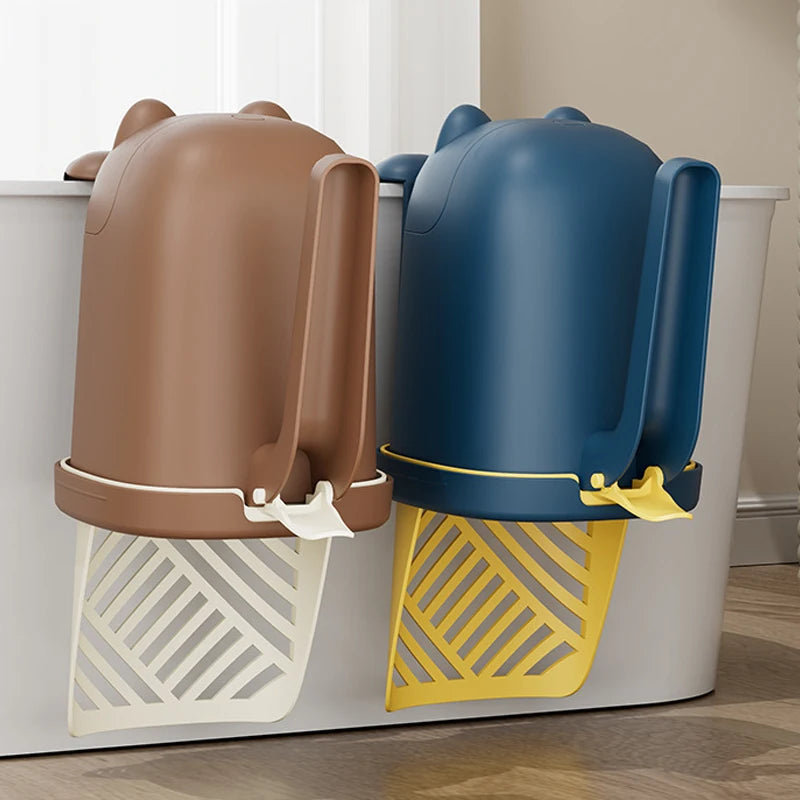 2 in 1 Cat Litter Scoop - Durable Mesh Cat Litter Shovel Cleaner and Trash Scoop for Pet Accessories - Quality Shopping Centre