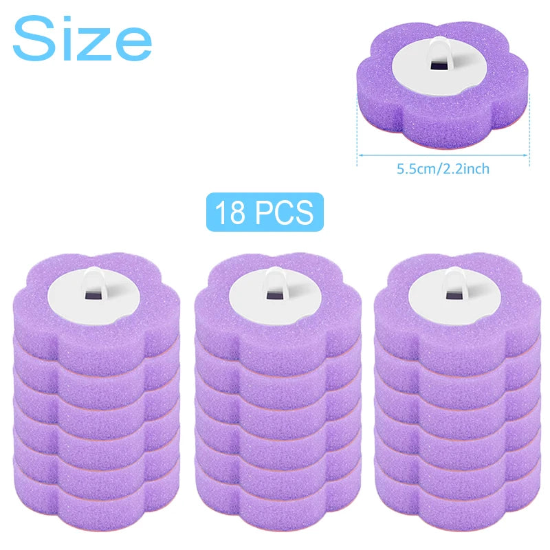 Upgrade Toilet Brush Kit with Disposable Replacement Heads Long-Handle Hygienic Bathroom Cleaning Brush for Home WC Accessories
