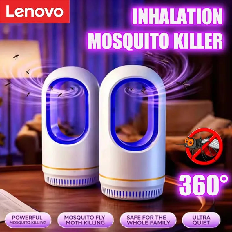 Lampe anti-moustique photocatalytique Lenovo pour chambre à coucher, appareil domestique silencieux par inhalation pour l'été