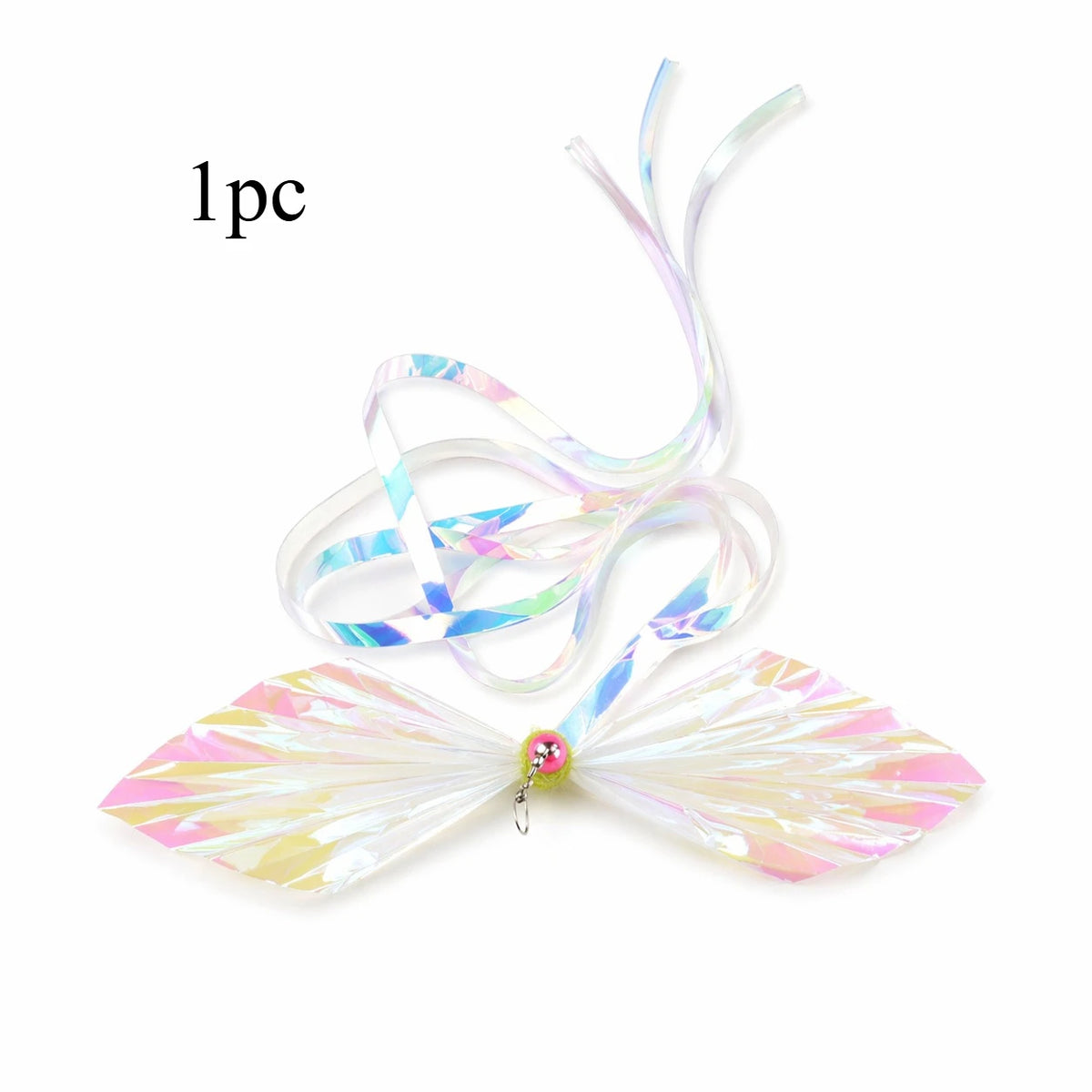 Jouet pour chat papillon coloré simulé tête de rechange accessoires insectes artificiels jouet pour animaux de compagnie