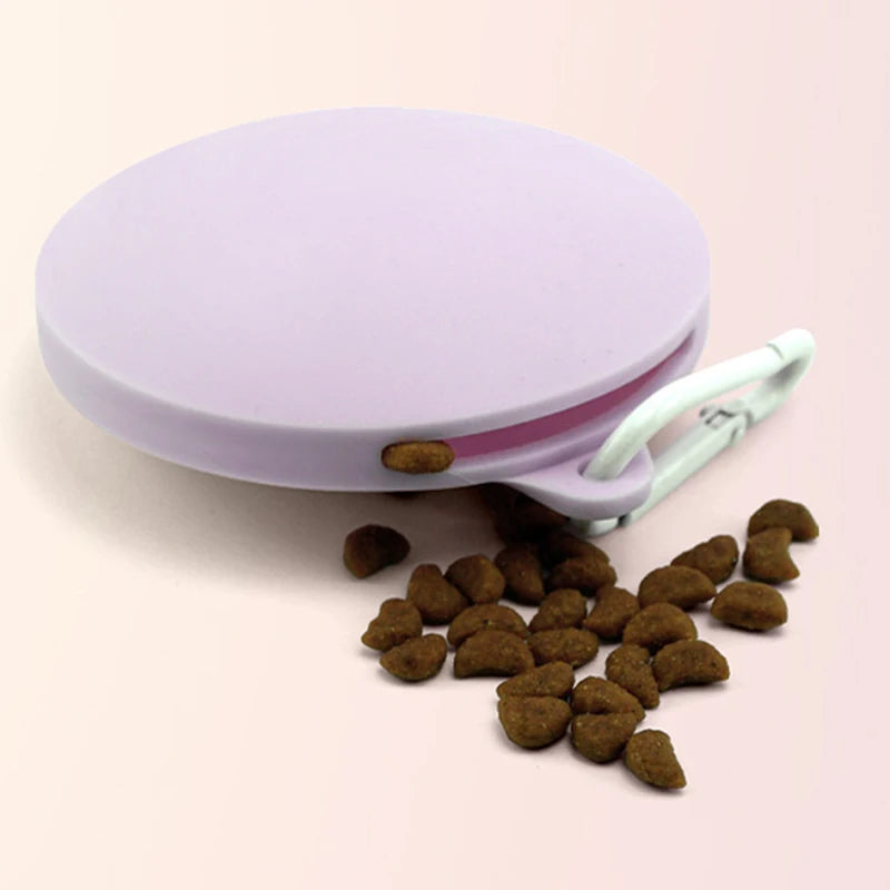 Silicone Pet Dog Training Bag Portable Outdoor Dog Reward Bags Puppy Snack Bag Pet Snack Food Container Dog Accessories