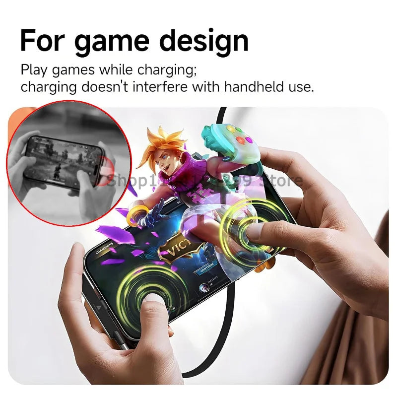 Multifunctional 2‑in‑1 240W PD Fast Charging USB‑C Cable Detachable Fold‑Out Desktop Phone Stand High‑Speed Data Charger Wire