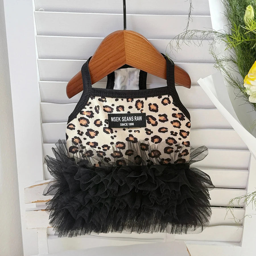 Summer Breathable Dog Dresses Thin Pet Dog Skirts for Small Dogs Cats Puppy Sweet Dress Chihuahua York Clothing Pet Supplies