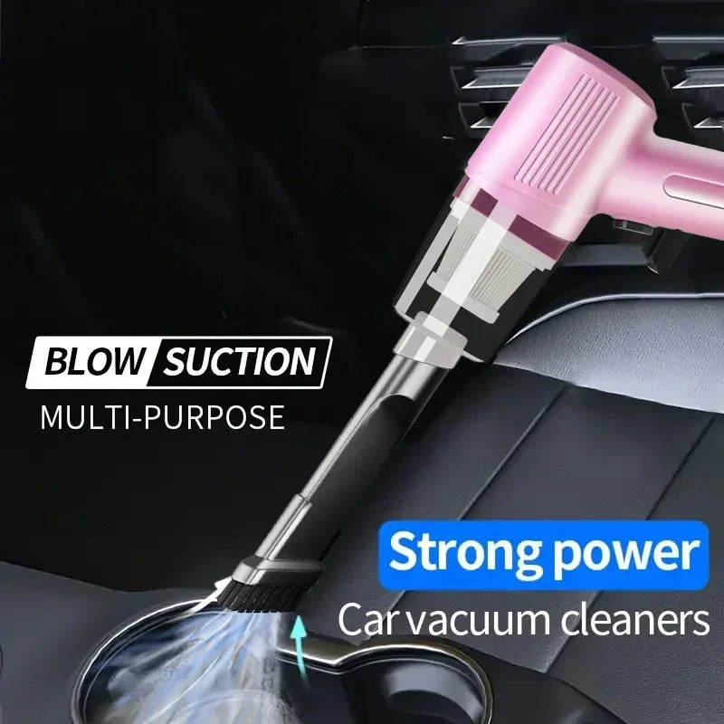 Aspirateur de voiture sans fil portable, appareil de nettoyage multifonction 4 en 1 avec aspiration haute puissance et fonction soufflerie intégrée 2026