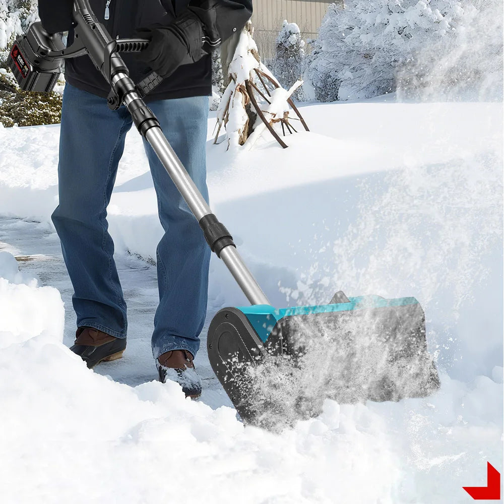 ONEVAN 20000RPM Brushless Electric Snowplow Cordless Snow Shovel Snow Sweeper Courtyard Street For Makita 18V Battery Pin