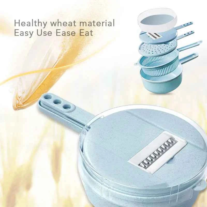 Vegetable Chopper Kitchen Accessories Multifunctional Grater Cutter Manual Fruit Slicer for Potatoes, Cheese, and Onions