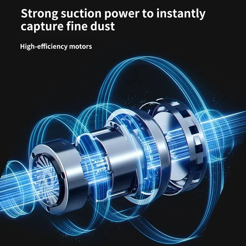Aspirateur de voiture sans fil portable, appareil de nettoyage multifonction 4 en 1 avec aspiration haute puissance et fonction soufflerie intégrée 2026