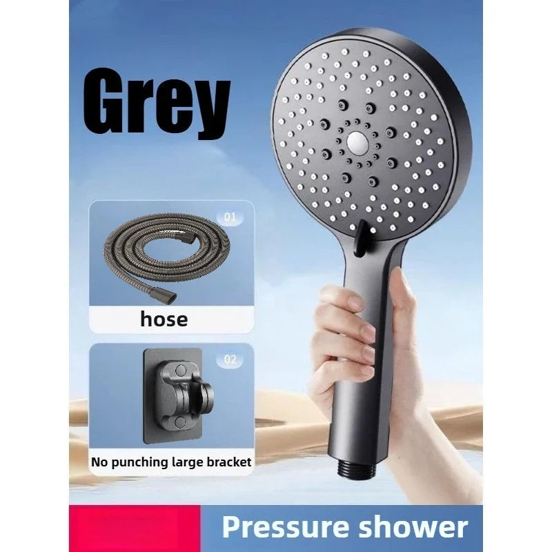 Bathroom Sprayer Shower Head Water Saving Handheld Rain Shower Head Adjustable 5 Modes Shower Bath Head Bathroom Accessories