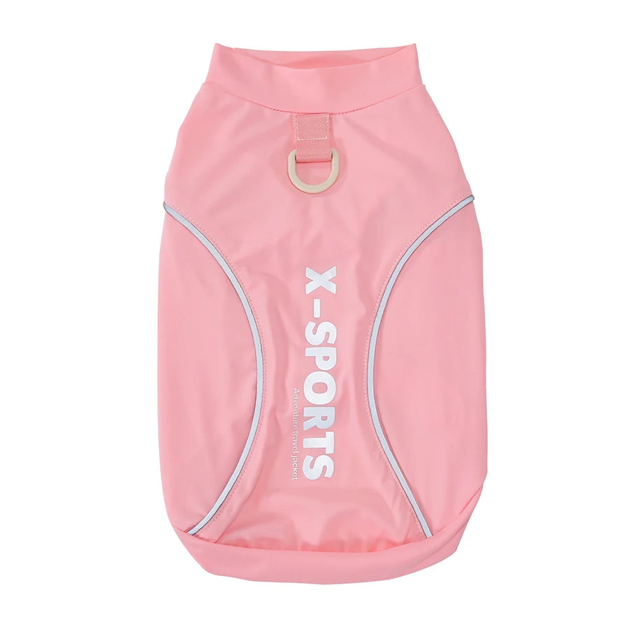 Breathable Pet Dog Vest Reflective Dog Clothes with D-ring Summer Thin Puppy T-Shirt Chihuahua Yorkie Clothing Pet Supplies