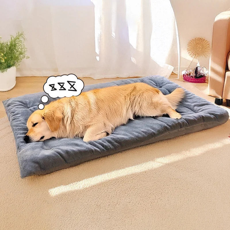 Winter Pet Dog Mat Fleece Thickened Dog Bed for Small Medium Large Dogs Soft Pet Sleeping Mat Dog Accessories