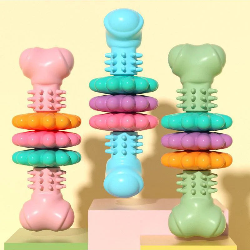 TPR Pet Dog Chew Toys Dog Teeth Cleaning Toy for Small Medium Dogs Bite-resistant Puppy Grinding Toy Dog Accessories