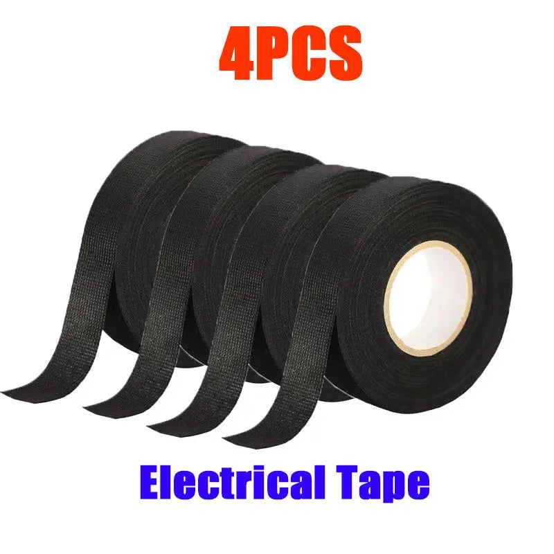 Electrical Tape Heat Resistant Harness Tape Insulation Automotive Fabric Cloth Tape Waterproof Noise Resistance Adhesives-Tape