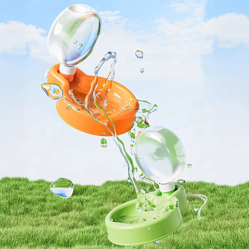 350/500ml Outdoor Portable Dog Water Bottle Pet Drinking Bowl for Dogs Cats Foldable Puppy Water Dispenser Dog Accessories