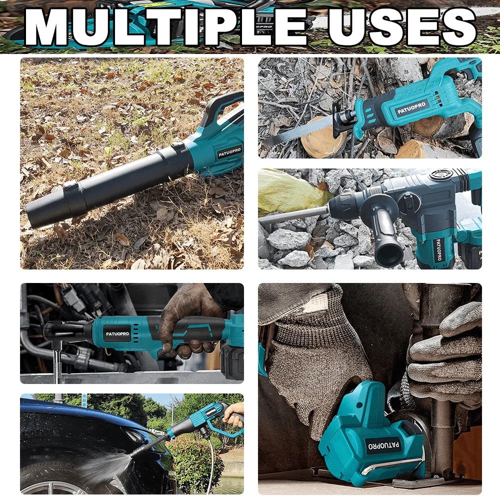 Batterie rechargeable lithium-ion 2,0-6,0 Ah pour outils électriques sans fil Makita 18V, perceuse, visseuse et clé