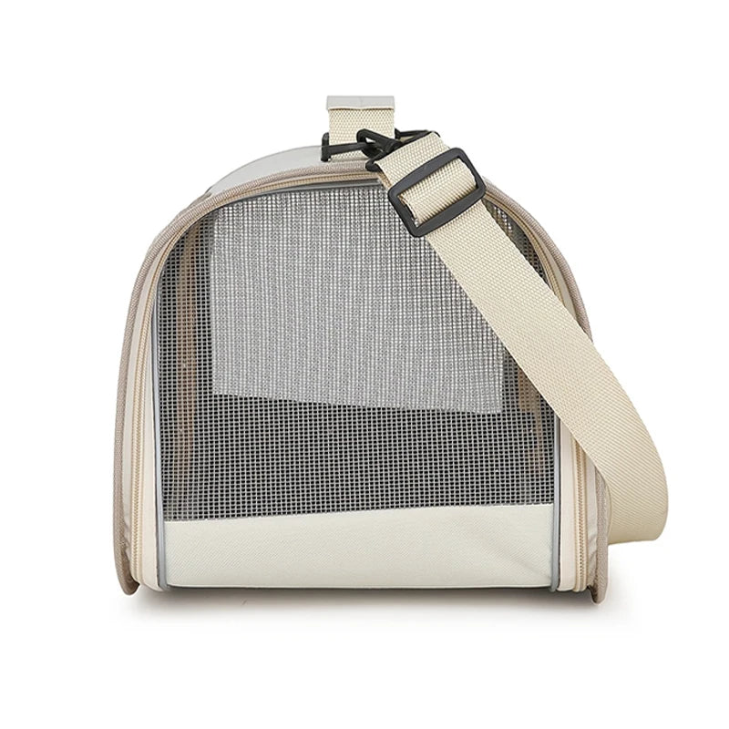 Portable Pet Carrier Bag for Small Dogs Cats Outdoor Foldable Cat Bag Breathable Cat Shoulder Bag Kitten Carrying Bag