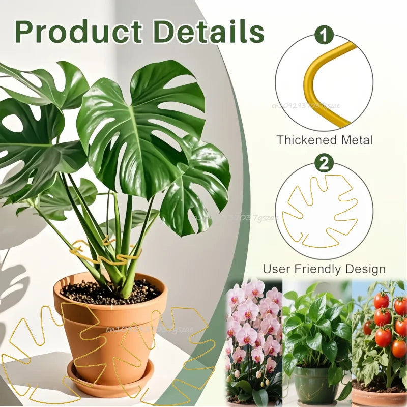 Plant Support for Plants Fixer Flower Stem Gathering Frame Hanging Plant Stand Plants Stabilization Anti-Toppling Fixing