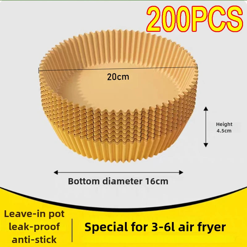 Air Fryer Paper Aerogrill Parchment Paper for Air Fryer Liner Airfryer Baking Cooking Paper Air Fryer Accessories Baking Tool