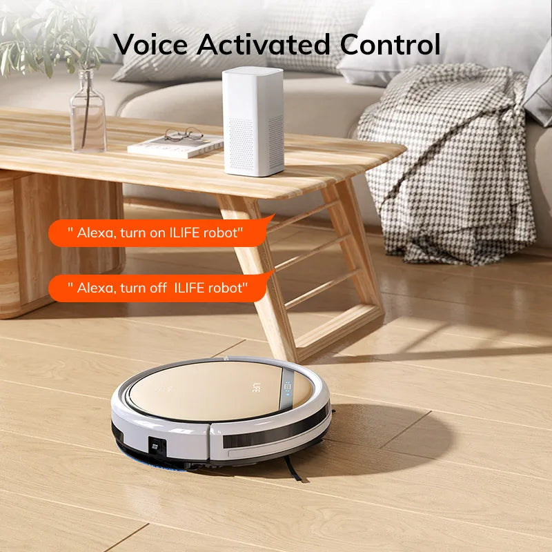 ILIFE V5s Ultra Robot Vacuum and Mop Combo, 4000Pa Suction, App / Remote Control, Map Creation, Schedule Cleaning