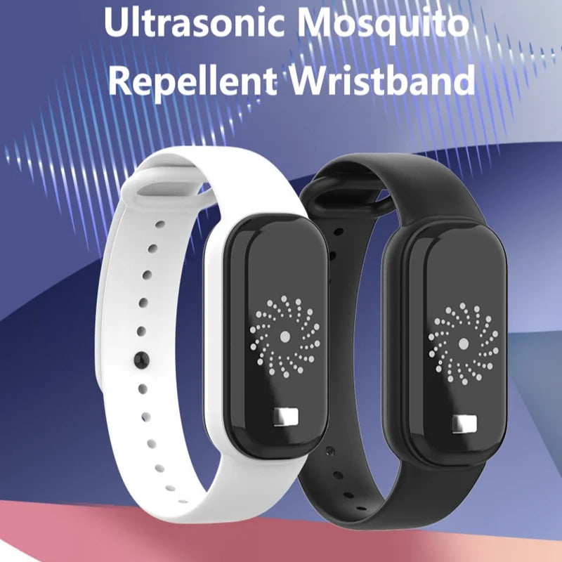 Bracelet anti-moustique à ultrasons Lenovo, montre électronique portable anti-moustique pour l'extérieur