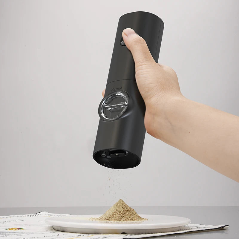 Automatic Electric Pepper Grinder Mill Pepper Salt Grinder Adjustable Coarseness Machine Pasta Ingredients Tools for Cooking