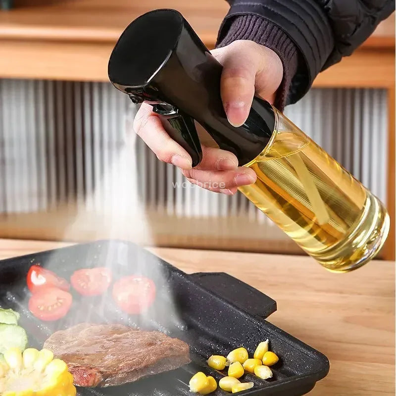 Oil Spray Bottle for Oil Polisher Spray Oil Dispenser Spray Dual Purpose Kitchen OilSprayer Can Leakproof Bottle Kitchen Househo