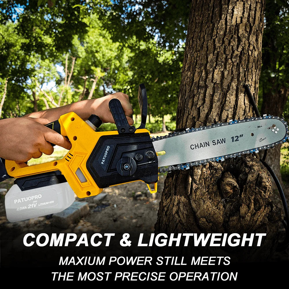 12-inch borstelloze elektrische kettingzaag 3800 tpm draagbare kettingzaag oplaadbaar snoerloos tuingereedschap voor Makita 18V-accu