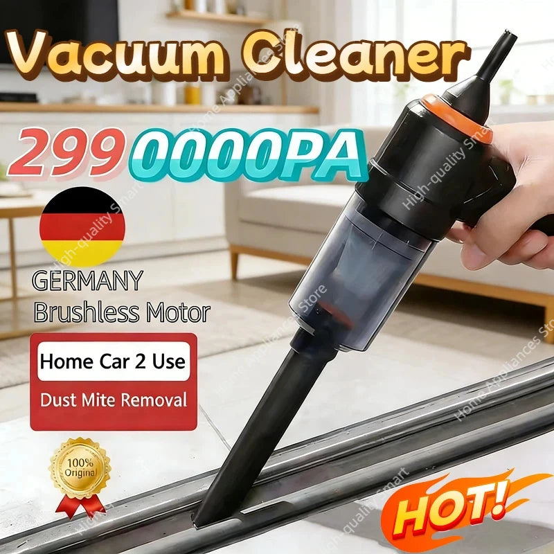 2990000PA Wireless Car Vacuum Cleaner Wet Dry 120W Cordless Handheld Auto Vacuum High Power Cleaner For Home Office 2026 New