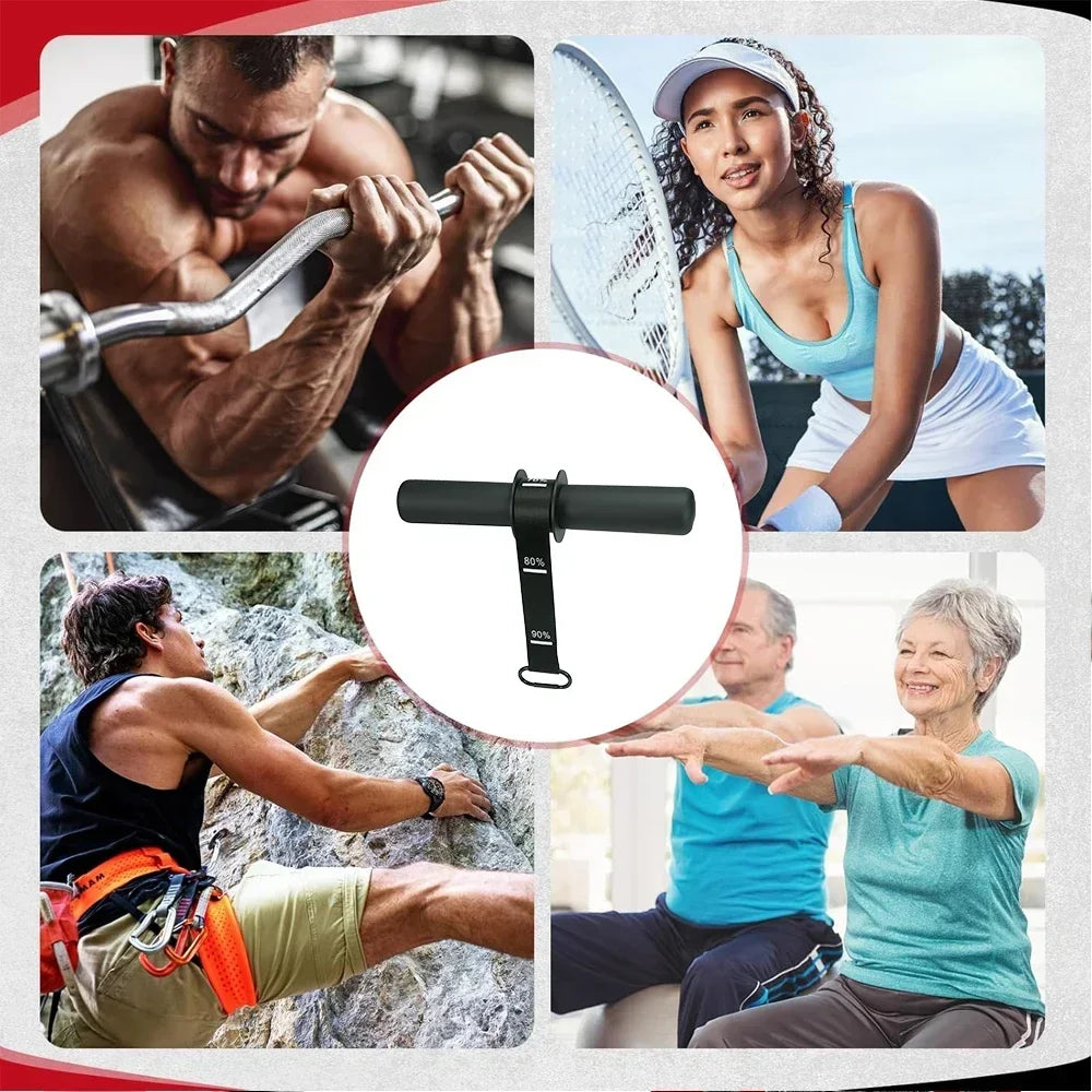 Adjustable Forearm Strength Trainer Wrist Roller for Home Workout Thickened Non-Slip Handle Belt Upper Body Fitness Equipment