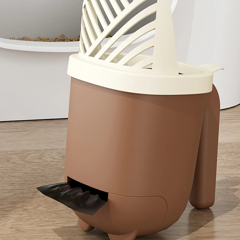 2 in 1 Cat Litter Scoop - Durable Mesh Cat Litter Shovel Cleaner and Trash Scoop for Pet Accessories - Quality Shopping Centre