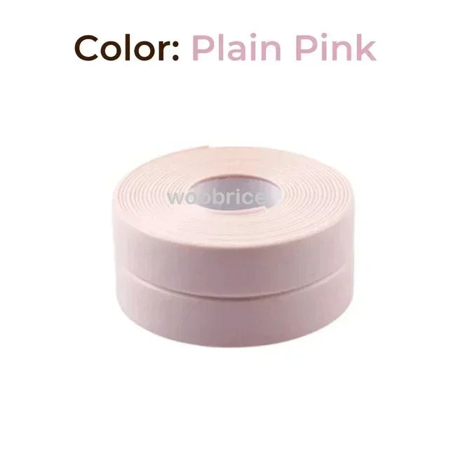 Bathroom Shower Sealing Tape PVC Bath Toilet Caulk Tape Self Adhesive Waterproof Mildew Proof Tapes For Kitchen Sink Wall Corner