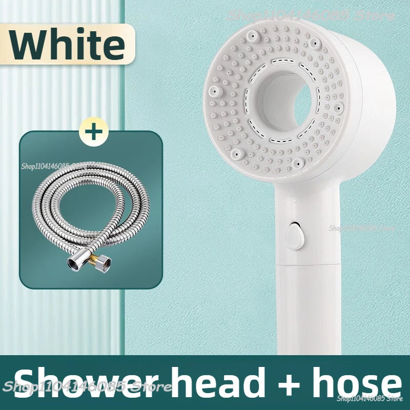 5 Modes Shower Head High Pressure Showerhead Portable Filter Rainfall Faucet Tap Bathroom Bath Home Bathroom Accessories