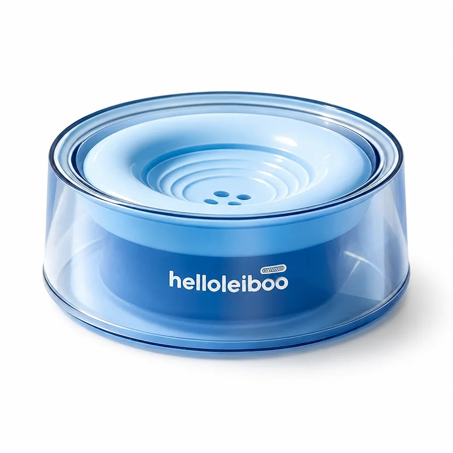 1200ml Floating Dog Bowl Anti Splash Slow Drinking Feeder for Dogs Cats Raised No Wet Mouth Cat Bowl Indoor Travel Pet Bowl