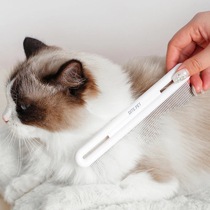 Stainless Steel Pet Cat Knotting Comb Pet Needle Brush for Cats Dogs Pet Hair Remover Kitten Grooming Tools Cat Accessories