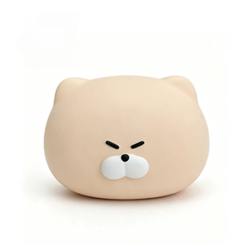 Jouet à mâcher pour chien, balle grinçante pour animal de compagnie, soin des dents, dessin animé en latex de caoutchouc, jouet interactif de dressage pour chiot, fournitures pour chien