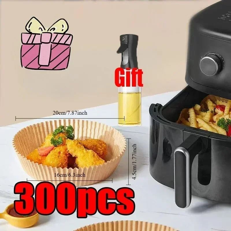 Air Fryer Paper Accessories Aerogrill Parchment Disposable Paper Baking Paper Barbecue Plate NonStick Oven Trays Air FryerPaper