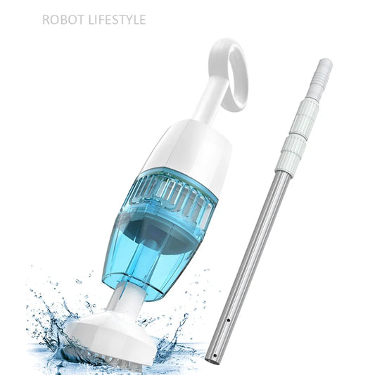 Cordless Handheld Pool Vacuum Cleaner  HJ10P Extends to 5 feet  Powerful Cleaning Battery 5200mAh for Small Pools and Spas