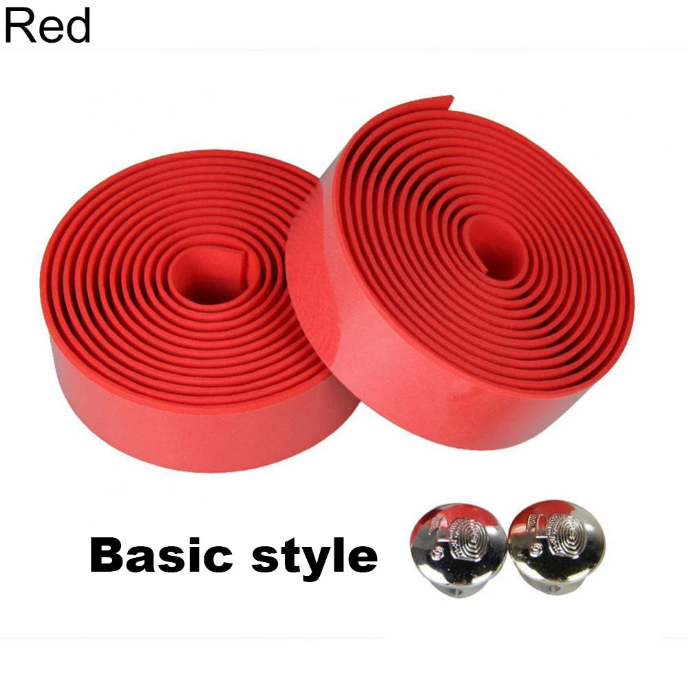 Bicycle Handlebar Tape Anti-Vibration PU EVA Bent Cycling Road Bike Tapes Racing Breathable Non-Slip Handle Bar Belt Wrap