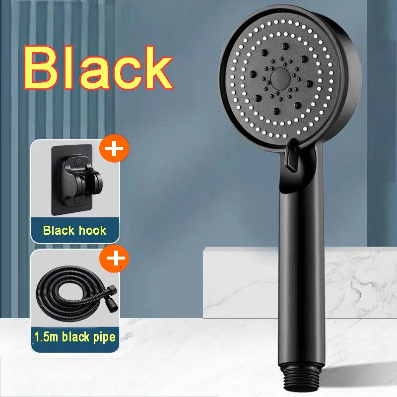 5 Modes Shower Head High Pressure Shower Head Water Saving  Adjustable High Pressure Shower Head Bathroom Accessories