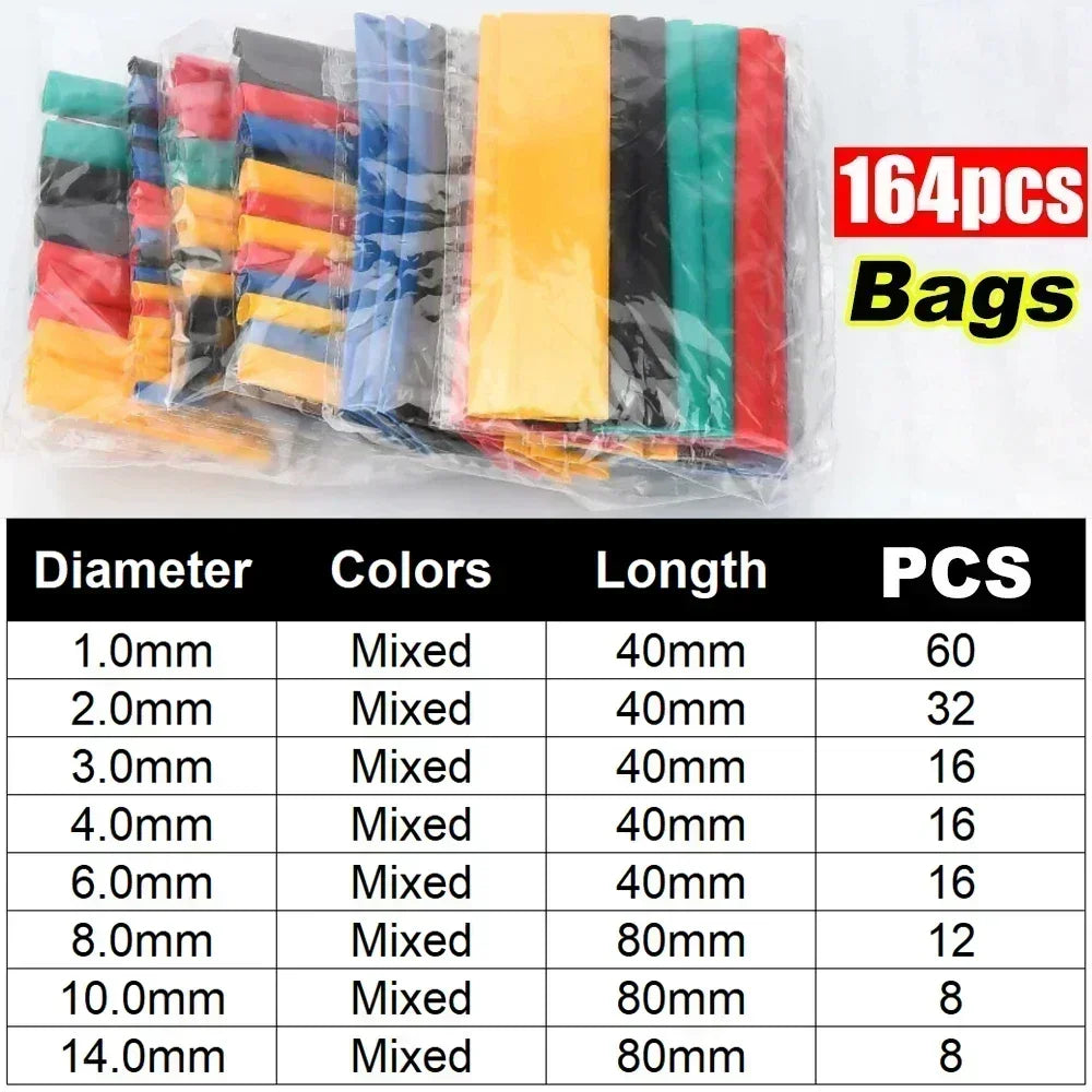 Heat Shrink Tubing Heat-shrinkable Sheath Covers Heat Shrink Cables Electric Connection Cable Sheath Retractable Thermo Sheath