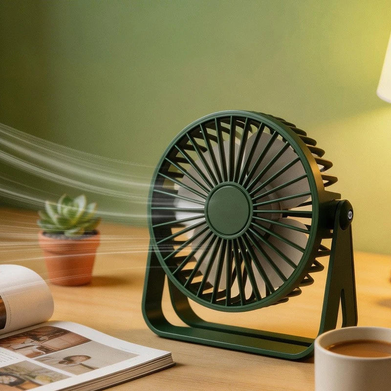 Lenovo Mini USB Desktop Fan Portable Fan Desktop Office USB Quiet Cooling Fans Suitable For Student Dormitory Summer Home Office