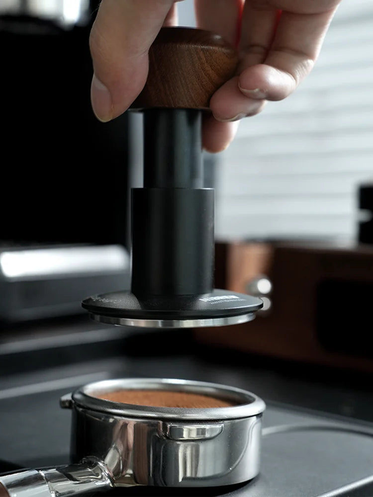 HiBREW Espresso Tamper Coffee 58mm Constant Pressure Ripple Base Calibrated Spring Loaded Barista Tool for G5 H10A H7A H13