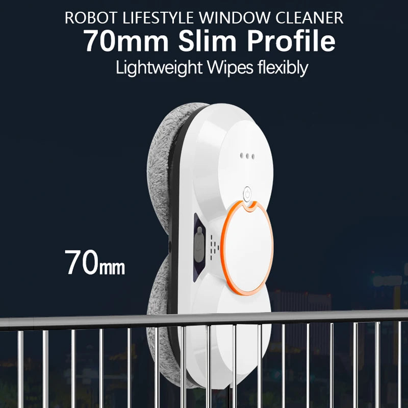 Robot Lifestyle Automatic Window Cleaner Robot with Two Sprayer Cleaning Glasses Smart Home Appliance