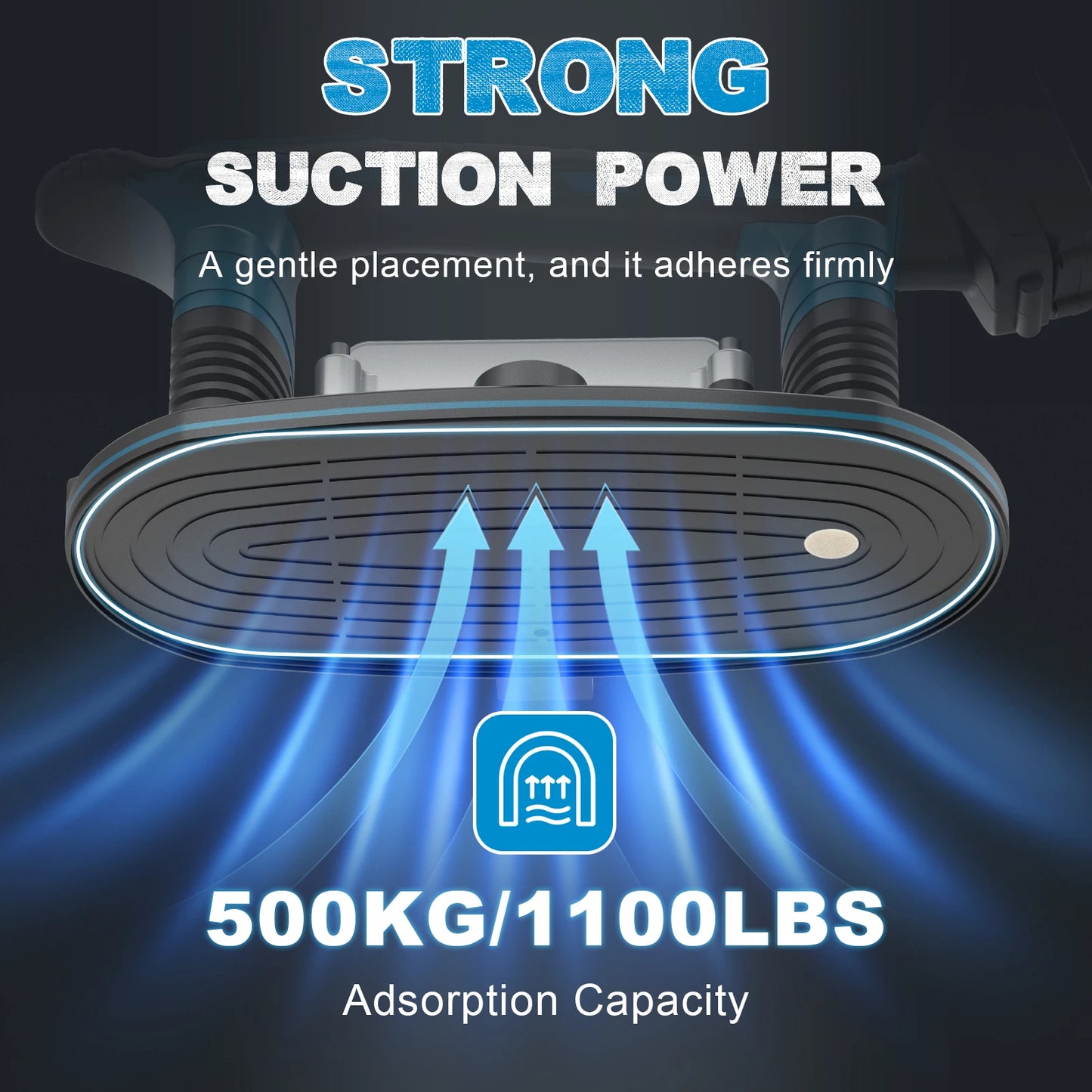 Gisam 500KG Tile Installation Tool Slip-proof Vibration Machine Vibrator Tiling Leveling Laying 9 Speeds For makita battery pins
