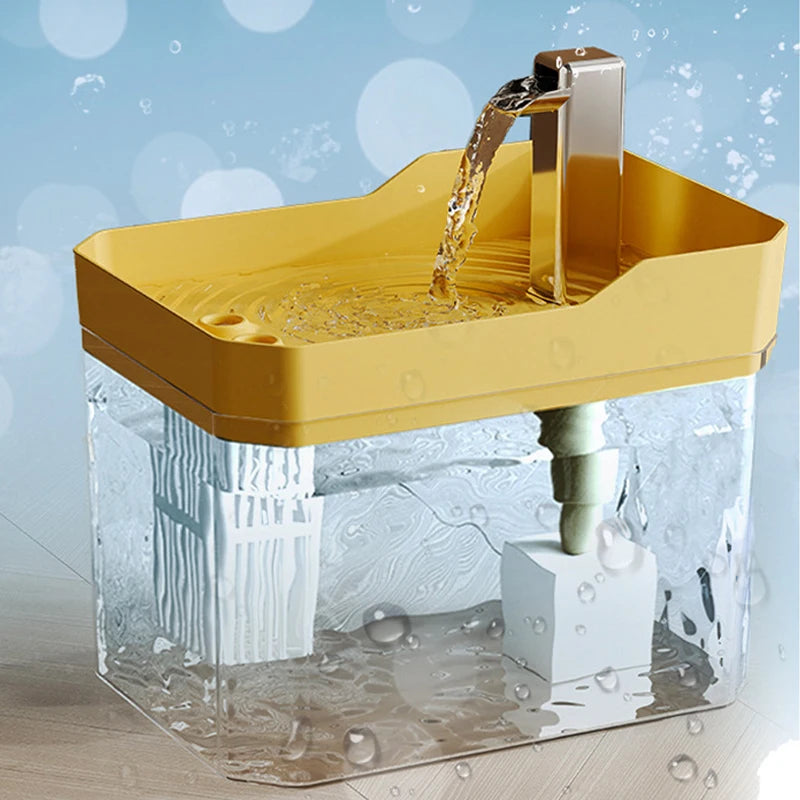 Automatic Cat Water Fountain 1500ml USB Mute Pet Drinking Dispenser for Cats and Kittens - Quality Shopping Centre