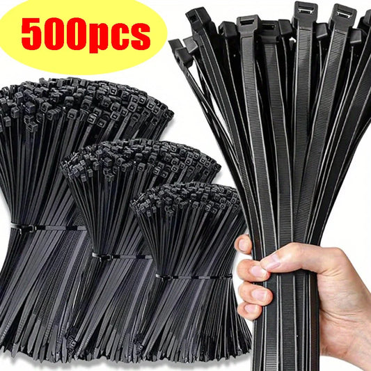 200/100 Stuks Nylon Kabelbinders Verstelbare Zelfsluitende Tie-wraps Bevestigingsstrips Herbruikbare Kunststof Kabelbinders voor Thuis en Kantoor
