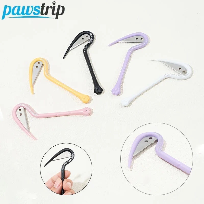 Pet Knot Comb Pet Hair Removal Knife Professional Dog Comb Stripping Knife Cat Hair Remover Pet Cleaning Tool