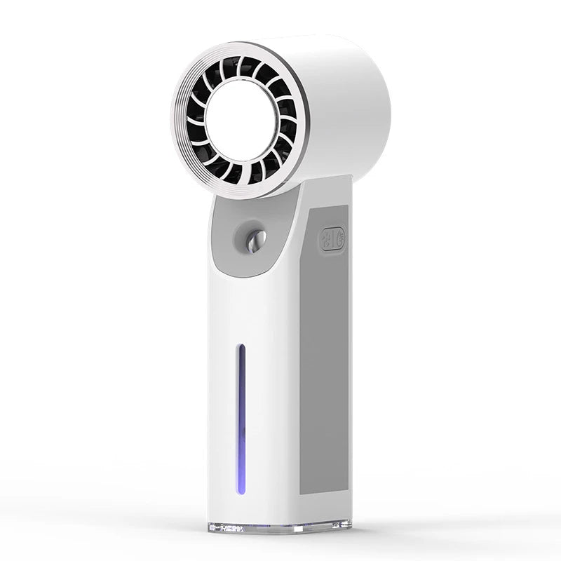 Lenovo Ice Coating Spray Small Fan Handheld Refrigeration Turbine Ice Coating Fan Usb Charging Handheld Fan Outdoor Portable Fan